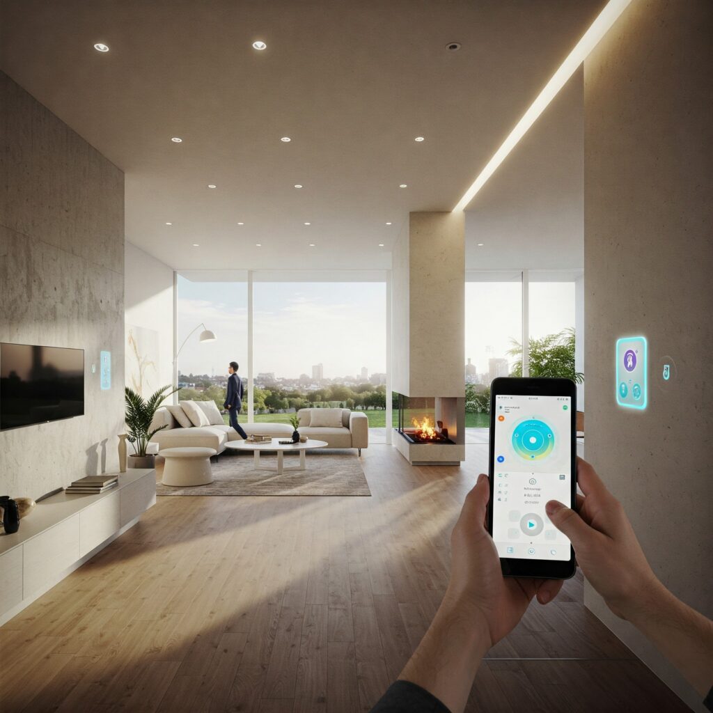 Cuidamos da tecnologia e da infraestrutura do seu lar para você ter mais conforto, segurança e praticidade.